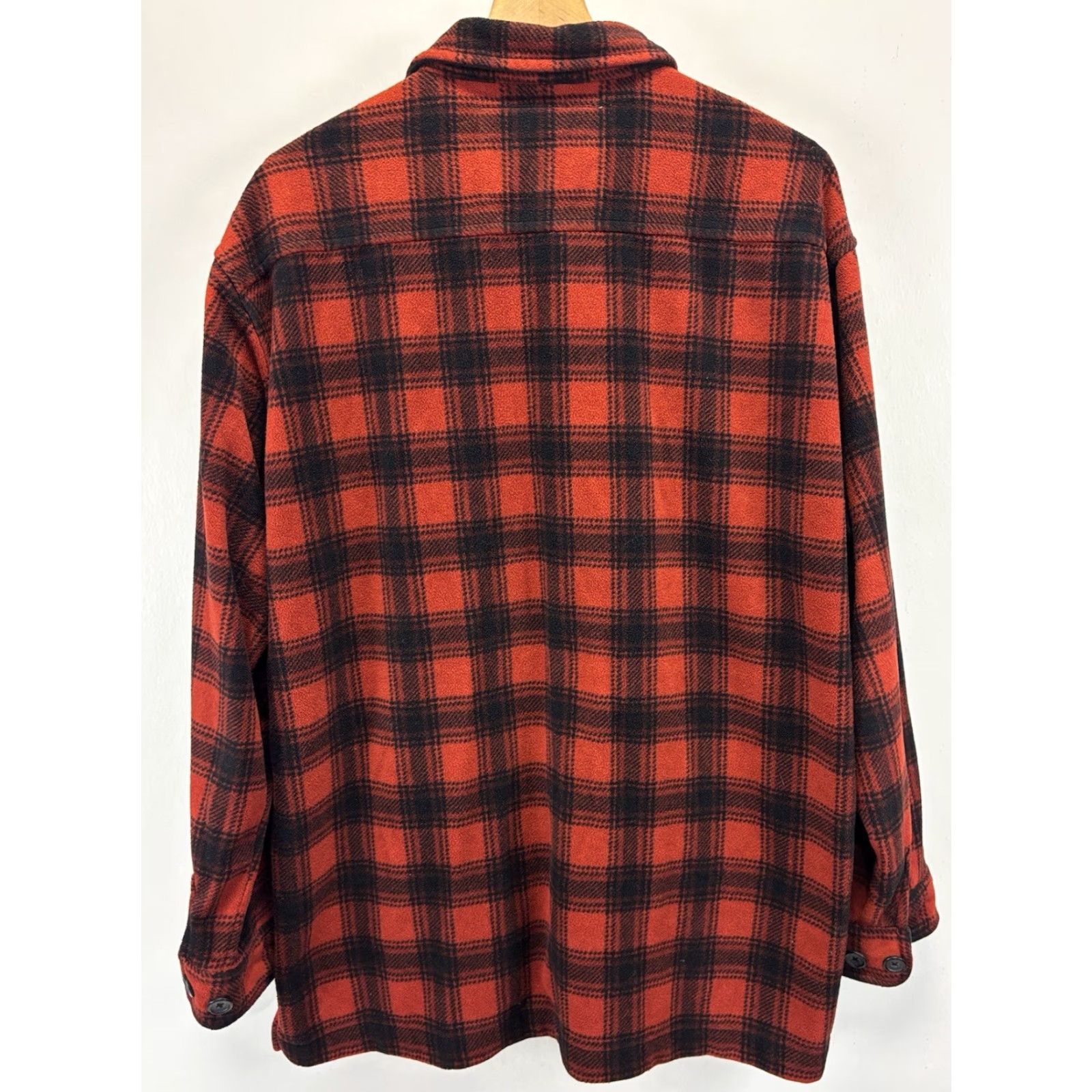 Vintage VINTAGE Juneau Men’s Heavy Fleece Flannel Button Shirt XXL Long Sleeve Buffalo Plaid Red Size US XXL / EU 58 / 5 - 3 Thumbnail