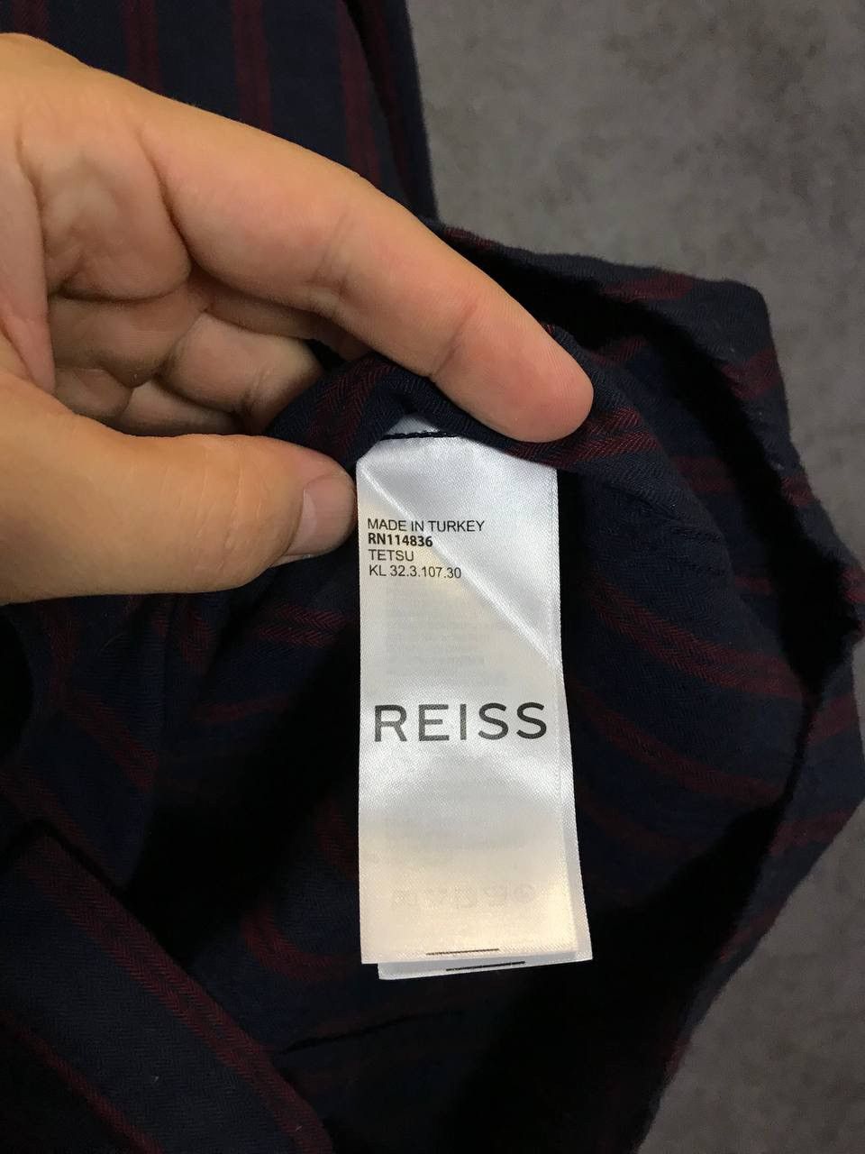 Reiss Reiss striped shirt Size US L / EU 52-54 / 3 - 4 Thumbnail