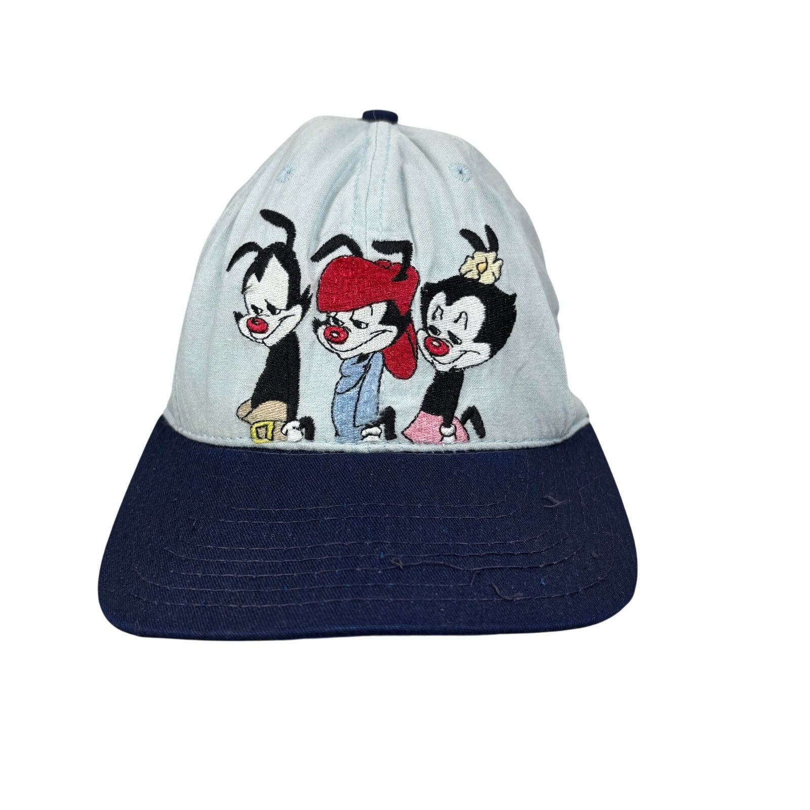 Warner Bros 90s Animaniacs Be Afraid Hat Snapback Baseball Cap Size ONE SIZE - 1 Thumbnail