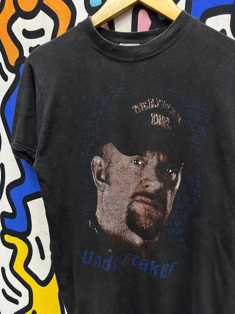 WWE Vintage 90s Undertaker Deadman tshirt size fits like Small Size US S / EU 44-46 / 1 - 1 Thumbnail
