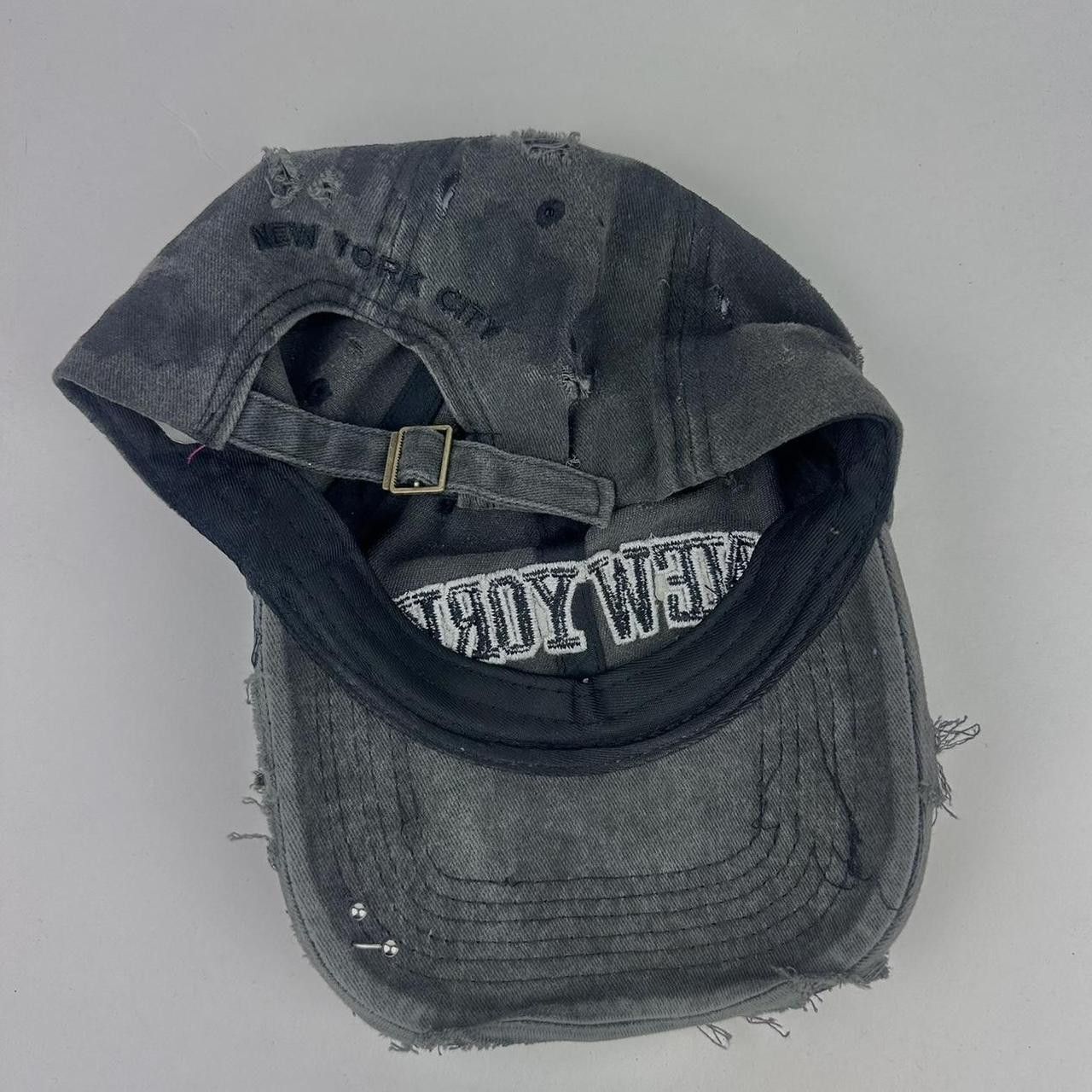 Other ASTROBOI* 'New York Grunge' Black Pierced Distressed Hat Size ONE SIZE - 6 Thumbnail