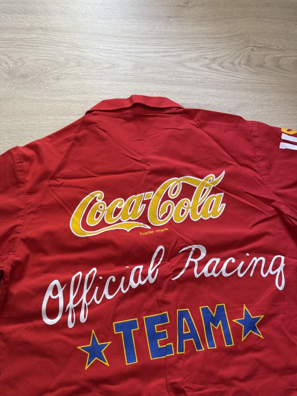 Vintage Vintage 80-90’s Coca-Cola Racing Team 42 y2k Shirt Size US M / EU 48-50 / 2 - 9 Thumbnail