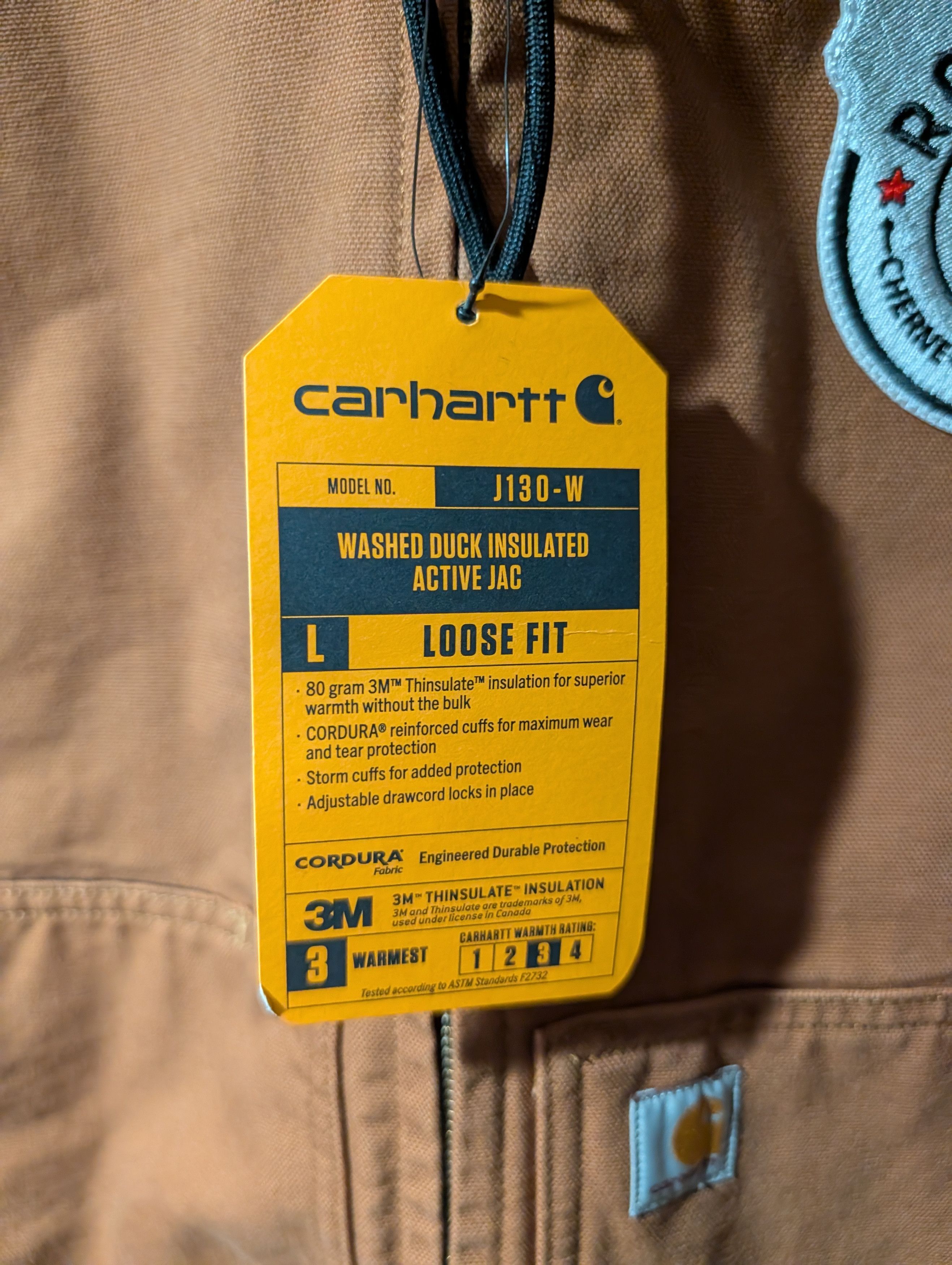 Carhartt NWT Carhartt J130 Duck Canvas Hooded Jacket Womens Quilted Size M / US 6-8 / IT 42-44 - 5 Thumbnail