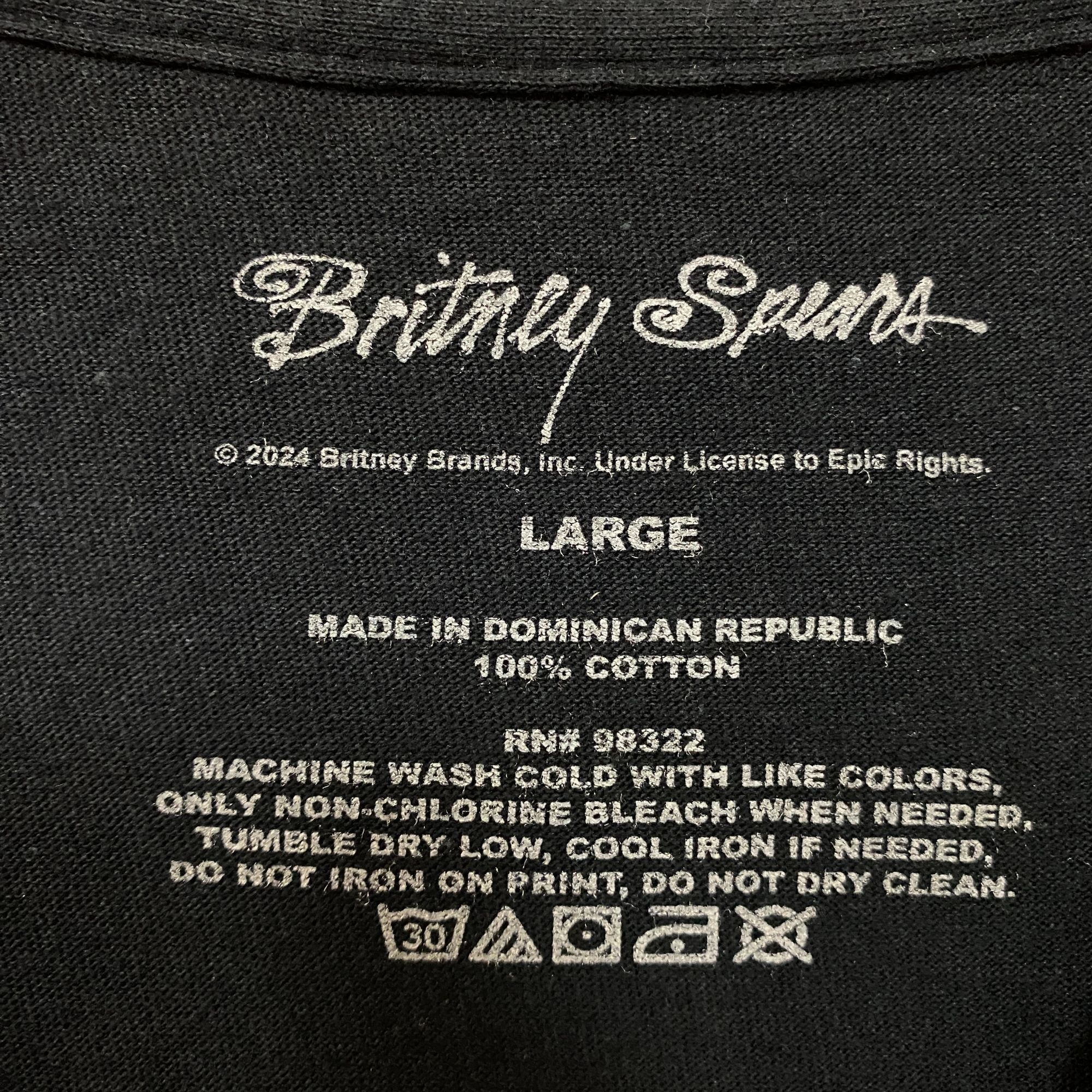 Other Britney Spears Airbrushed Stone Wash T-Shirt Large Size US L / EU 52-54 / 3 - 4 Thumbnail