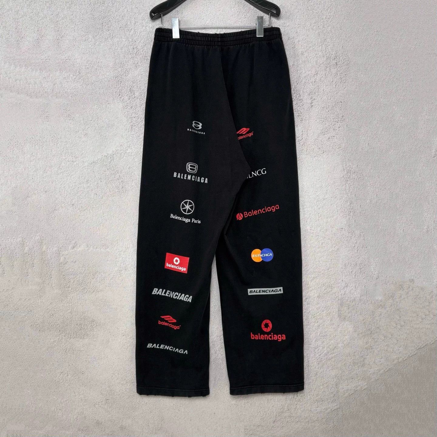 Balenciaga BALENCIAGA Racing All Over Logo Sweatpants S Size US 30 / EU 46 - 2 Thumbnail