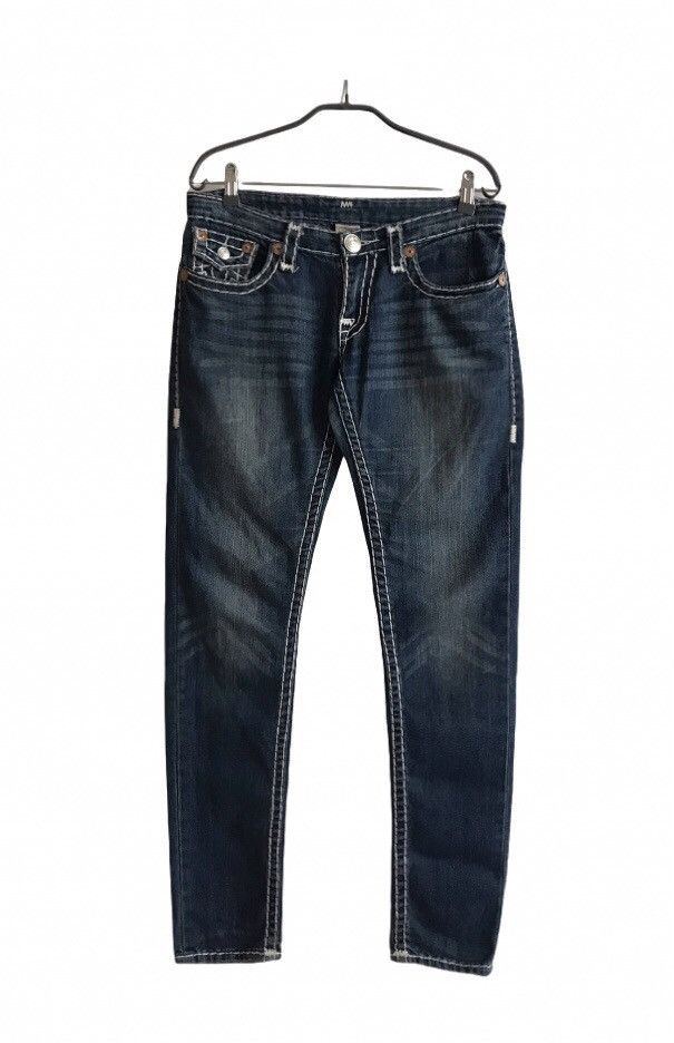True Religion True Religion Billy Super T Denim Pants Women's 30 Blue Navy Size 30" / US 8 / IT 44 - 2 Thumbnail