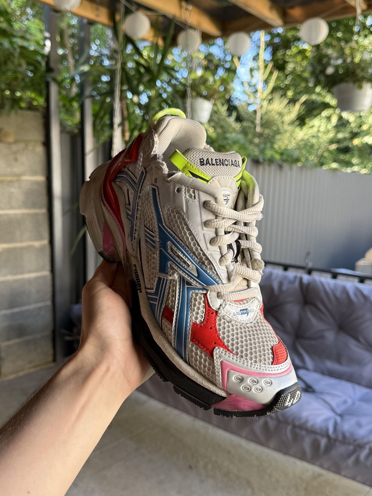 Balenciaga Balenciaga Runner Multicolour Size US 7 / EU 40 - 6 Thumbnail