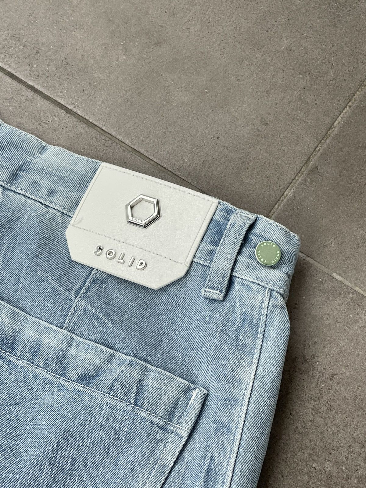 Solid Homme × Wooyoungmi !DS! SS23 Solid Homme Washed Indigo Denim Pants Size US 34 / EU 50 - 17 Thumbnail