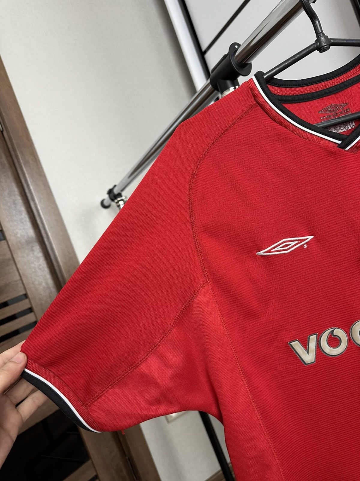 Umbro 2000/2001 Umbro Manchester United Vintage Soccer Jersey Tee Size US XL / EU 56 / 4 - 11 Thumbnail