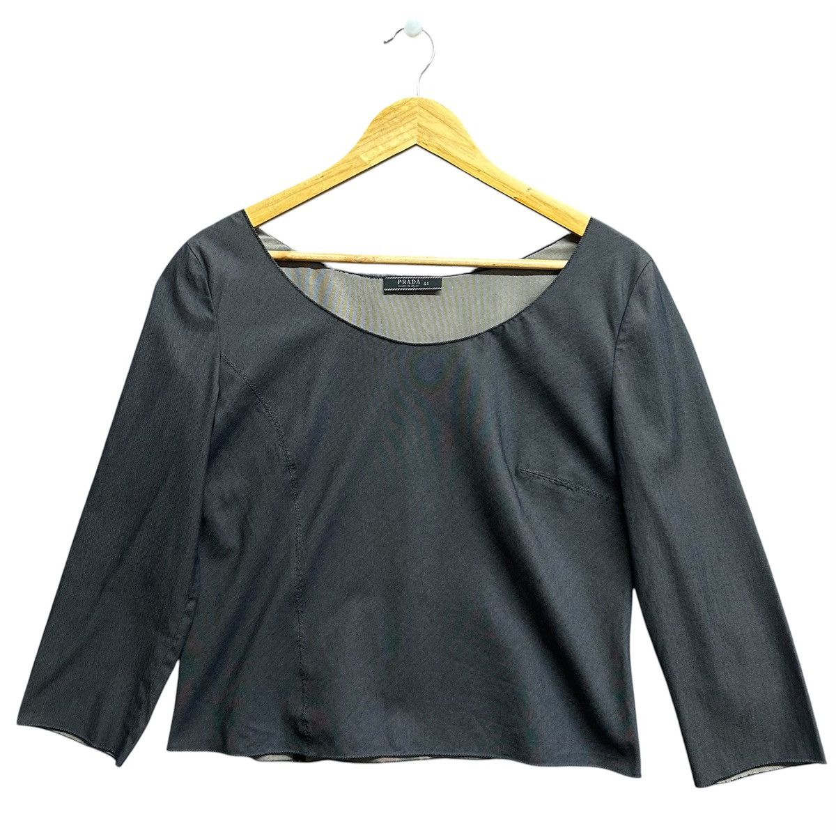 Prada Prada Blouse scoop neck Size M / US 6-8 / IT 42-44 - 1 Thumbnail