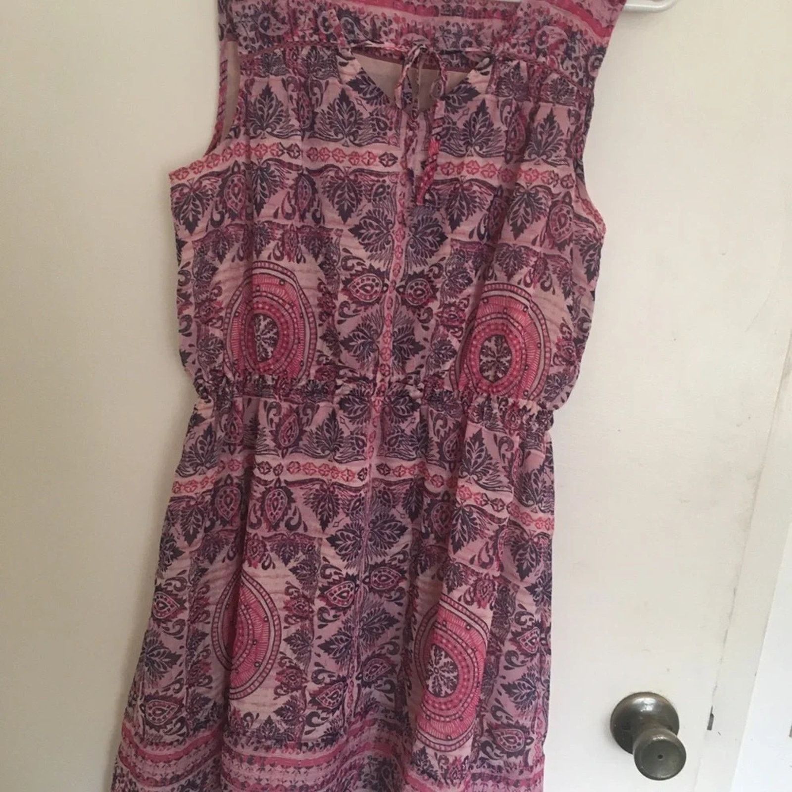 Lucky Brand Lucky Brand Live in Love paisley print mini Dress, size Med Size M / US 6-8 / IT 42-44 - 2 Thumbnail