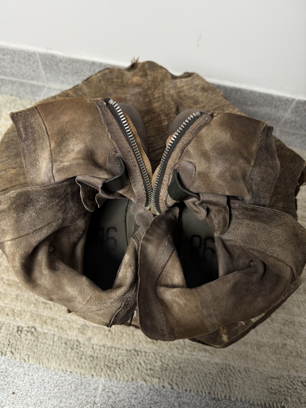 A.S.98 A.S. 98 Airstep Leather Boots Dirk Bikkembergs Style Size US 5 / EU 37 - 9 Thumbnail