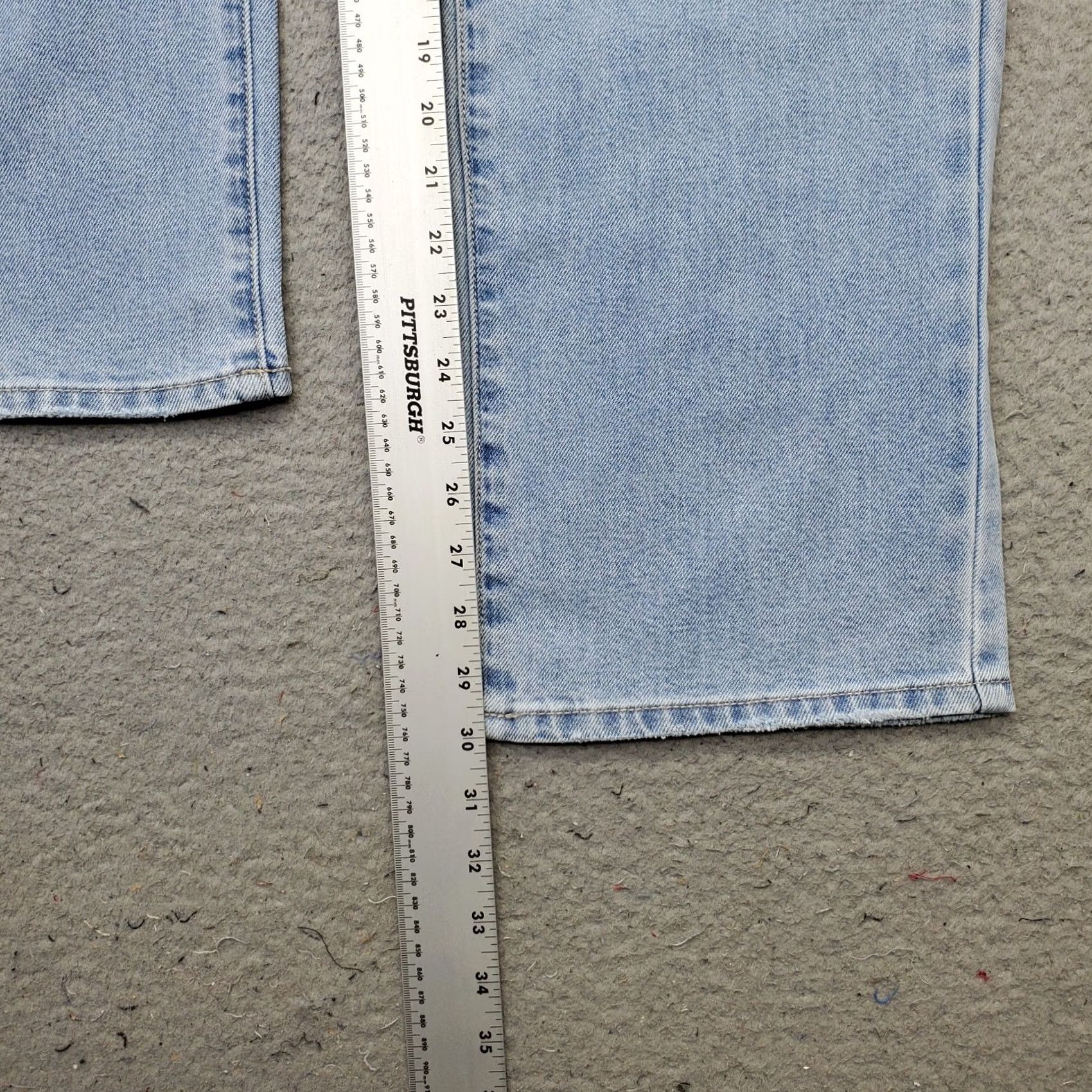 Vintage Seven7 Jeans Womens Size 4 Blue Premium Denim High Rise Loose Straight Leg MY10341DE Size 27" / US 4 / IT 40 - 4 Thumbnail