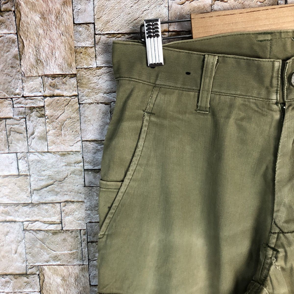 Japanese Brand Japan vintage faded Green utility Cargo Pants #A125 Size US 30 / EU 46 - 8 Thumbnail