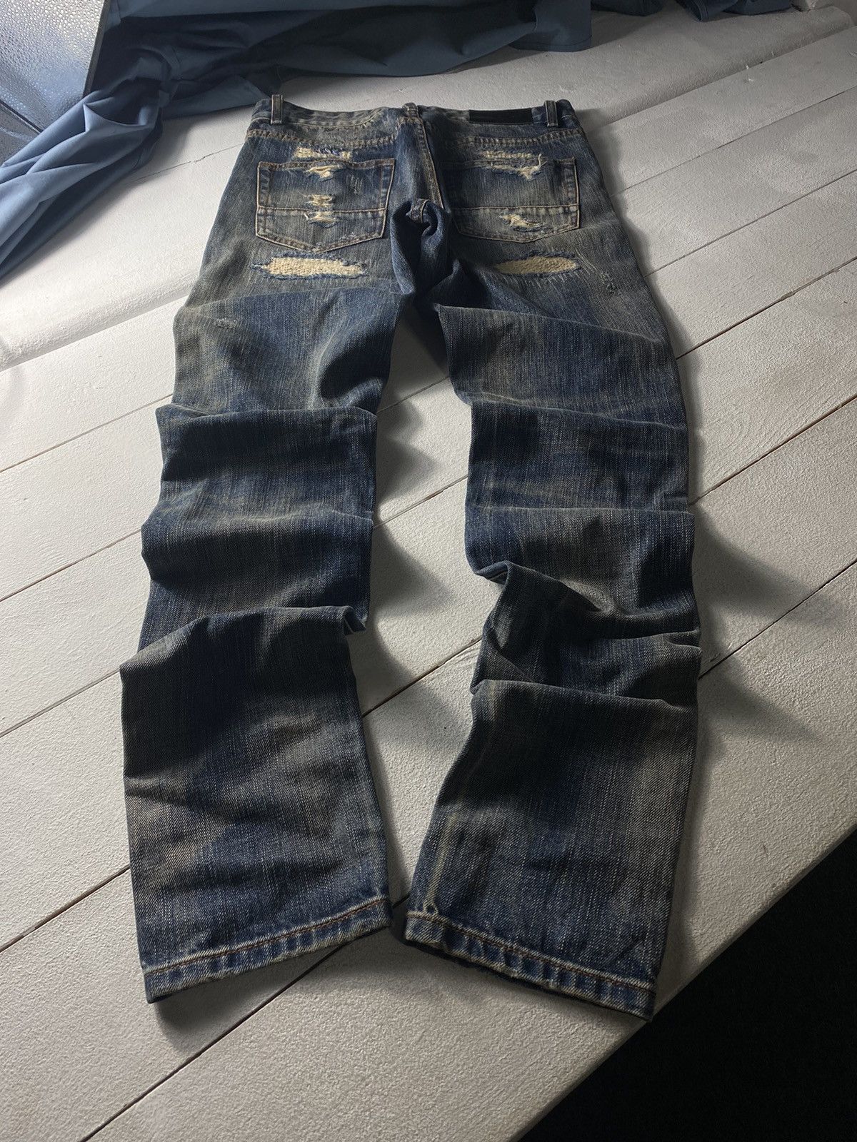 Other 💢RARE DISTRESSED RIPPED AVANT GARDE OPIUM GOTHIC JEANS 30 Size US 30 / EU 46 - 8 Thumbnail