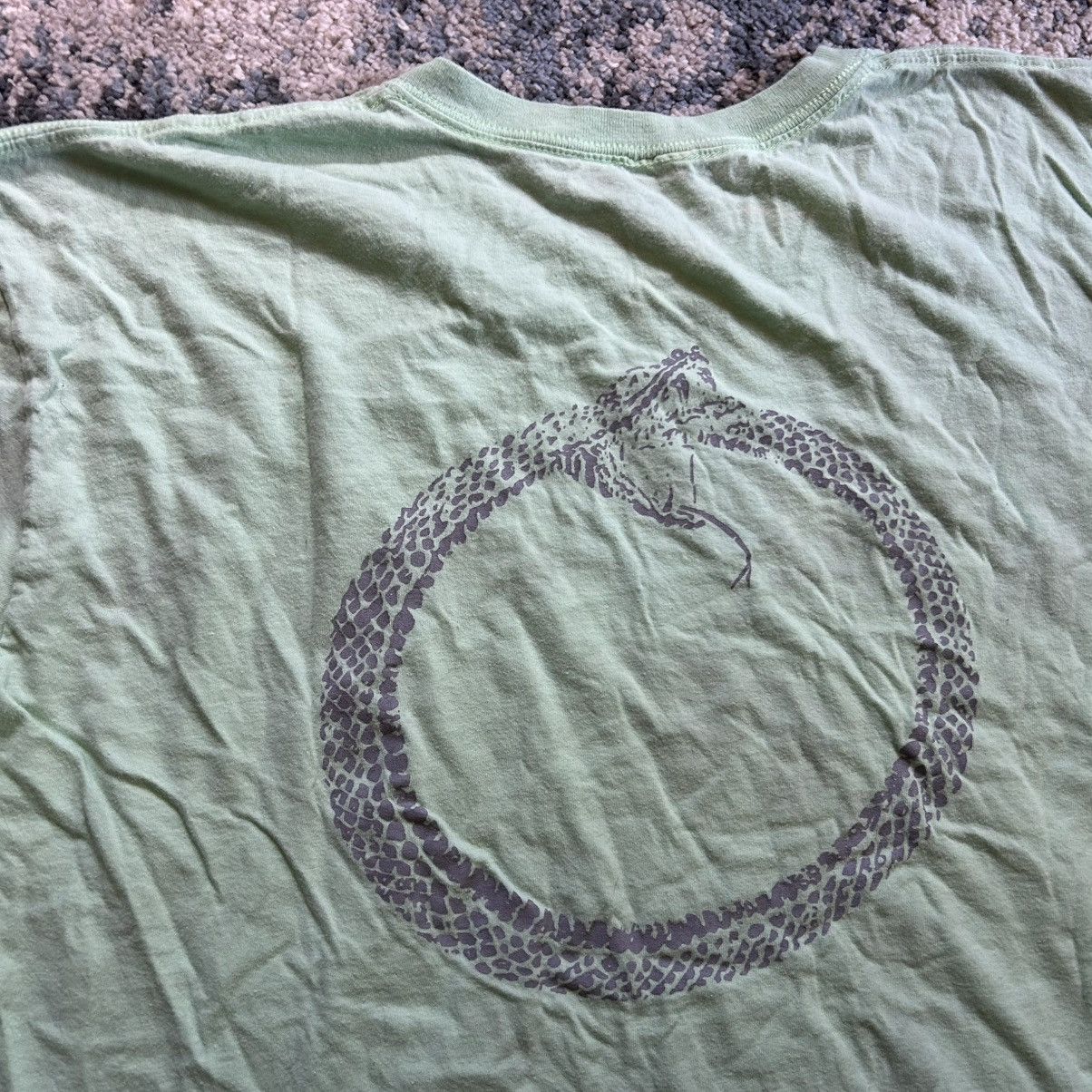 Vintage SUMMER 2017 nebabot nodnarb MiNT GREEN OUROBOROS TEE Size US XL / EU 56 / 4 - 11 Thumbnail