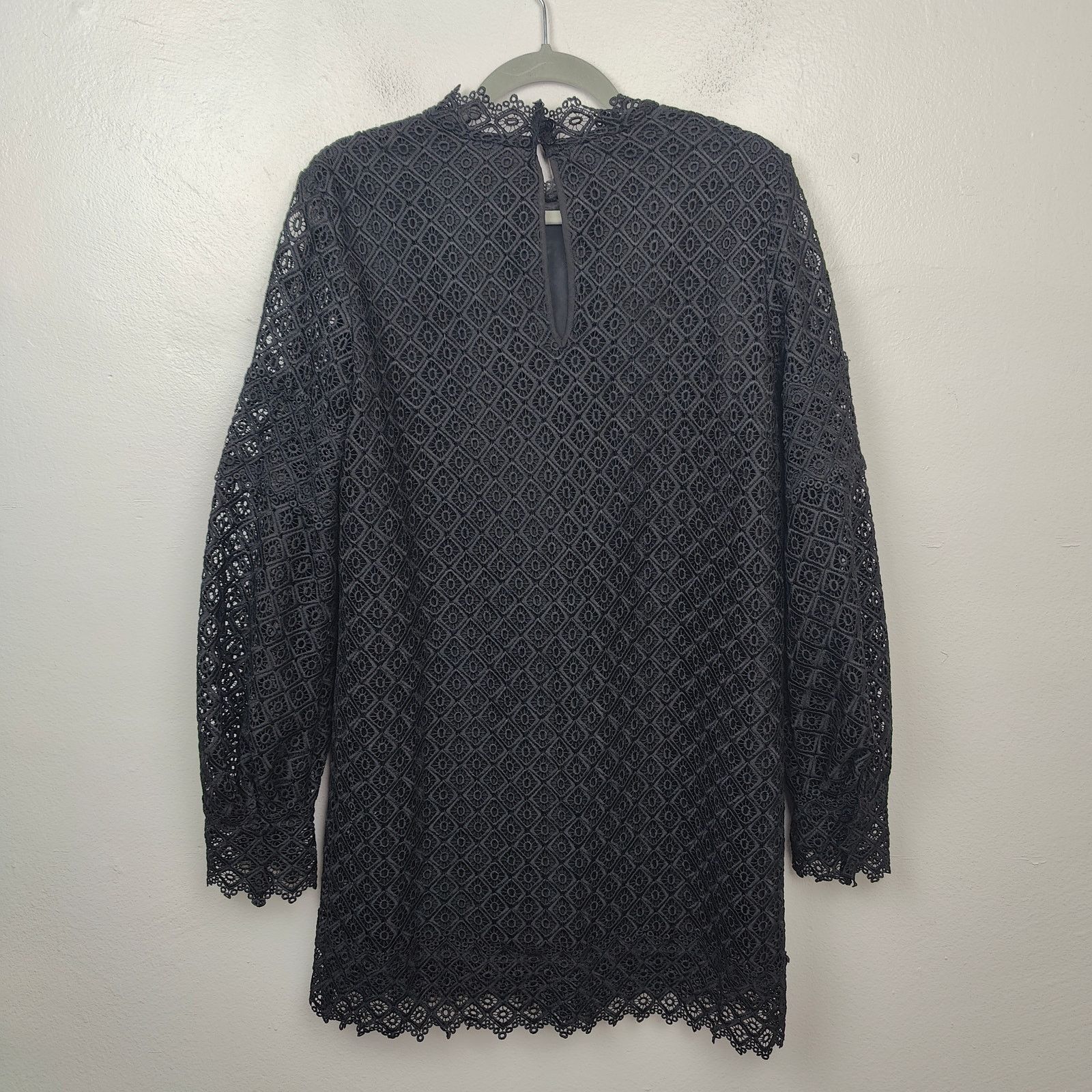 Iro IRO Kara Dress Womens 40 US 10 Black Lace Mini Long Sleeve Size L / US 10 / IT 46 - 5 Thumbnail