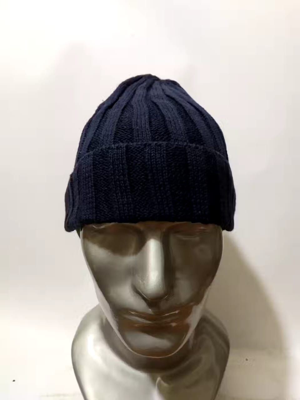 image of Beams Plus Beams Beanie Hats in Navy, Men's