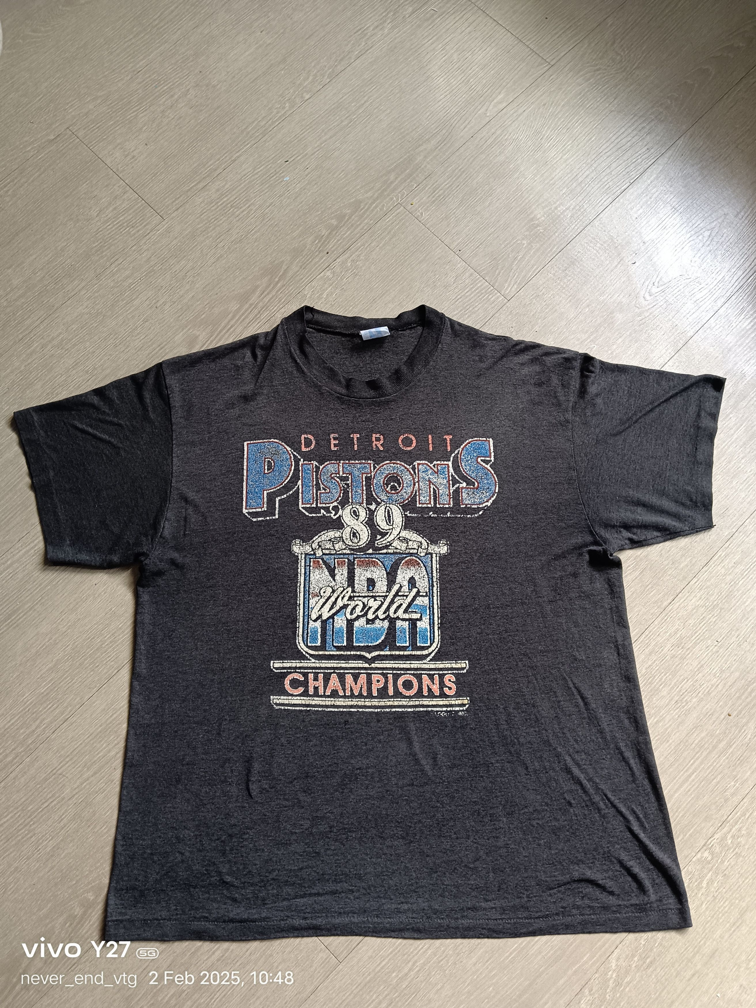Logo 7 × NBA × Vintage VINTAGE NBA DETROIT PISTON PAPER THIN Size US XL / EU 56 / 4 - 1 Thumbnail