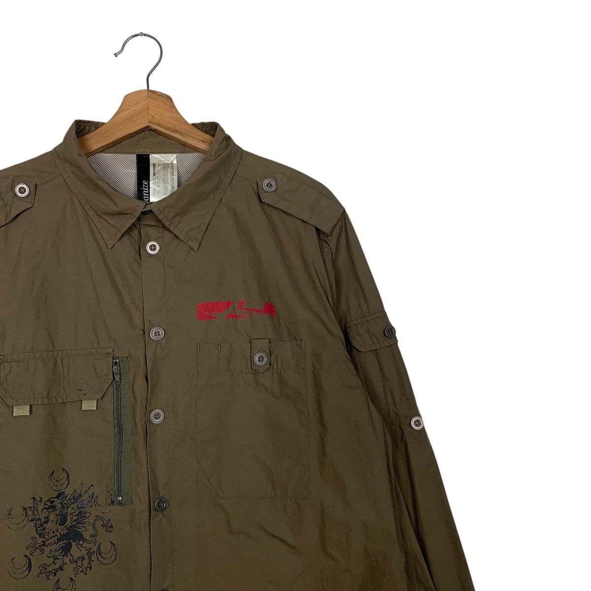 Japanese Brand GALVANIZE DESIGN Long Sleeve Button up Shirt #2473-C111 Size US L / EU 52-54 / 3 - 5 Thumbnail