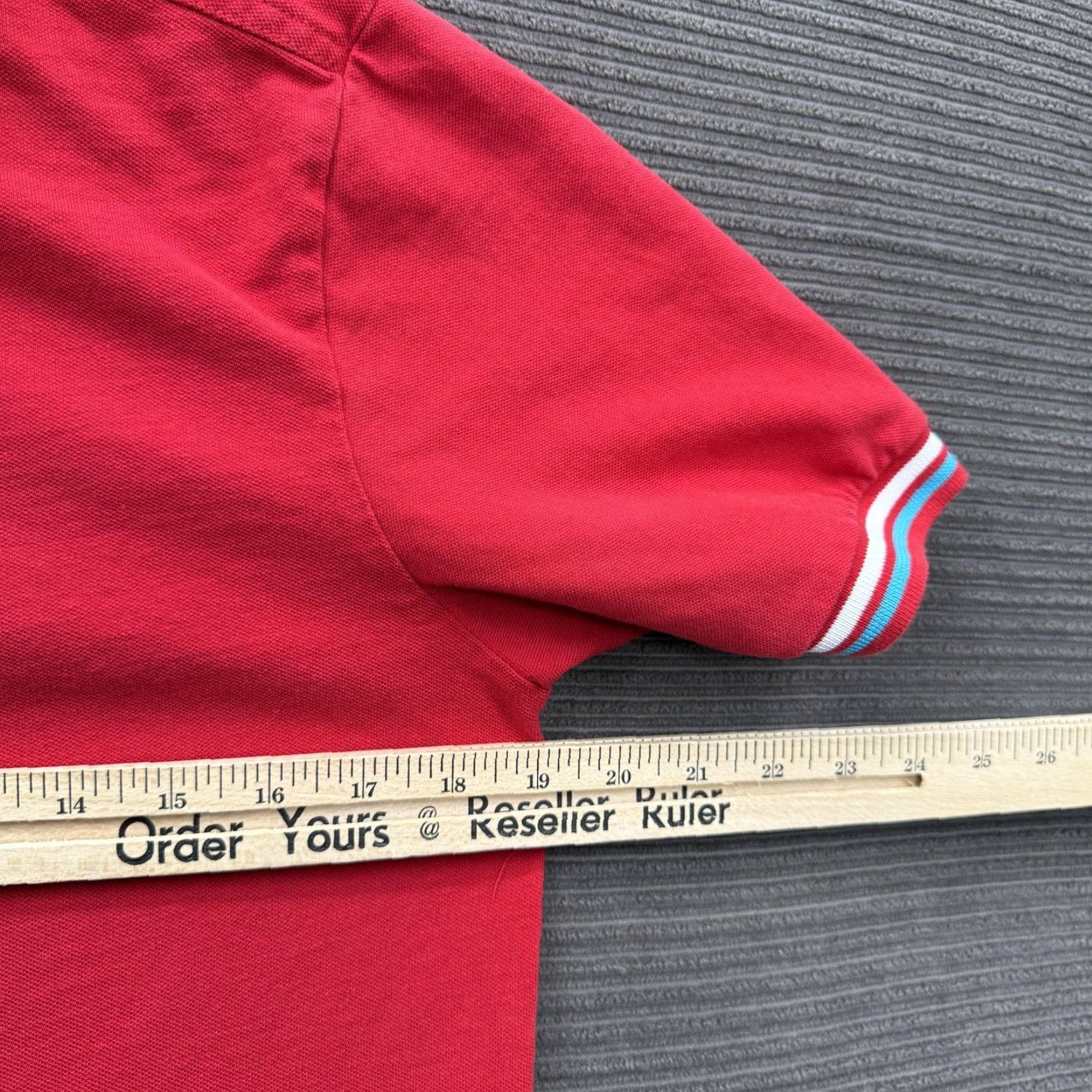 Kappa Kappa Polo Shirt Mens M Short Sleeve Red Collar Tennis Casual Classic Size US M / EU 48-50 / 2 - 4 Thumbnail