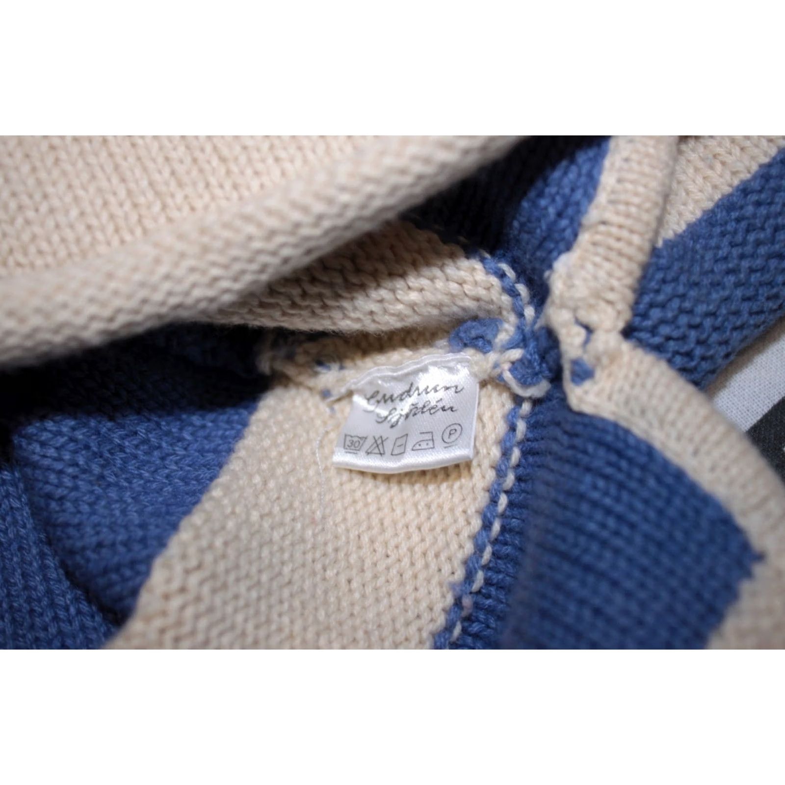 Vintage Gudrun Sjoden Jumper Cardigan Women's Cotton L Multicoloured Crew Neck Size L / US 10 / IT 46 - 7 Thumbnail