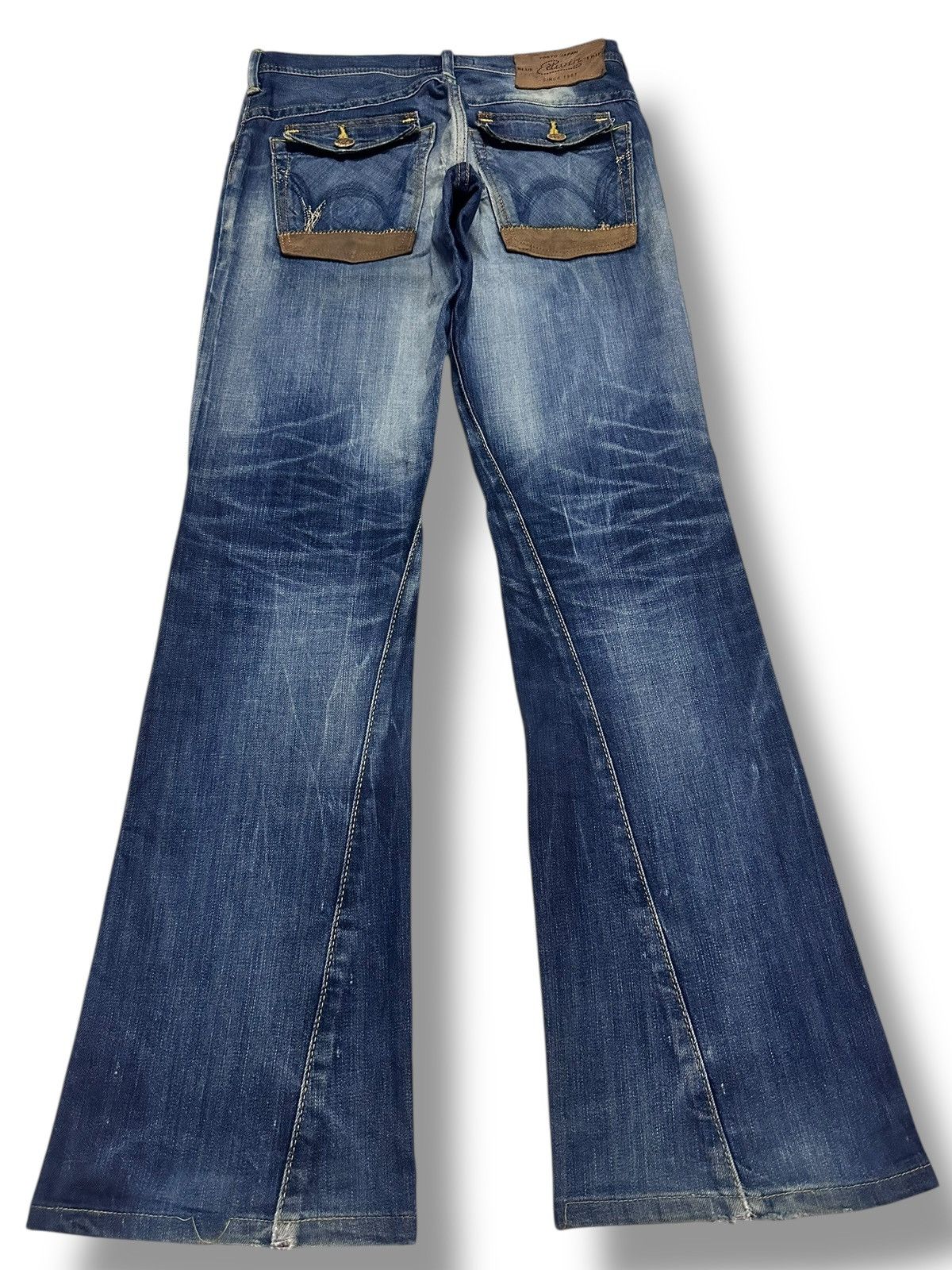 Edwin Flare Vintage Edwin BlueTrip Japan Flare Bootcut ThunderWash Size US 31 - 5 Thumbnail