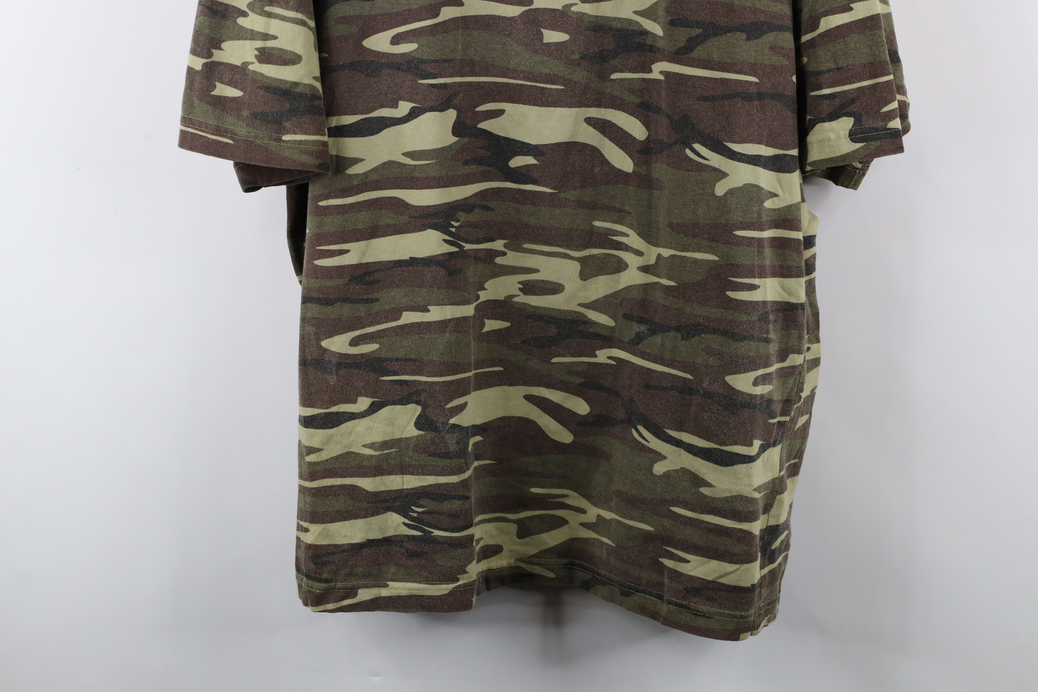 Vintage Vintage 90s Streetwear Camouflage Short Sleeve Polo Shirt Size US XXL / EU 58 / 5 - 3 Thumbnail