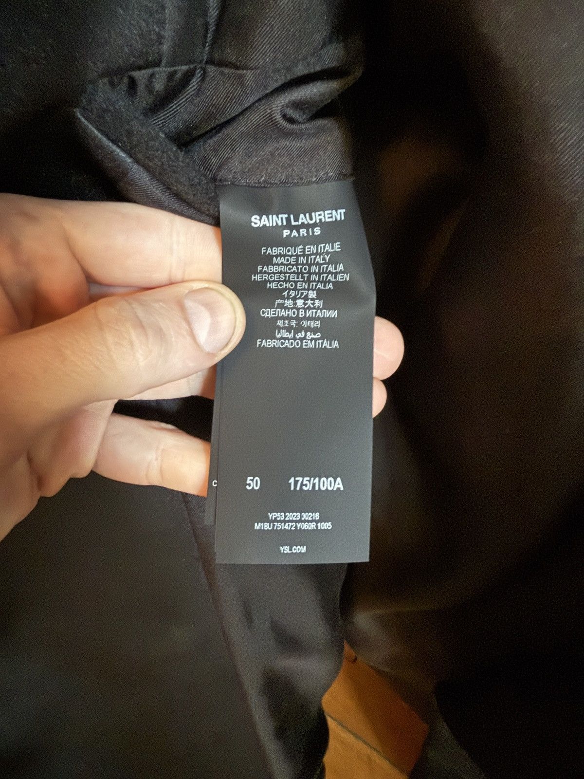 Saint Laurent Paris Saint Laurent Double-Breasted Blazer Size 50R - 5 Thumbnail