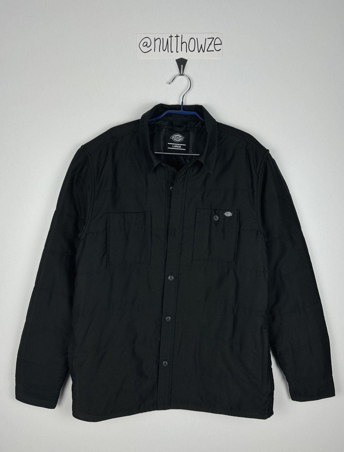 Carhartt Dickies Black Button Up Skater Jacket Size US L / EU 52-54 / 3 - 1 Thumbnail