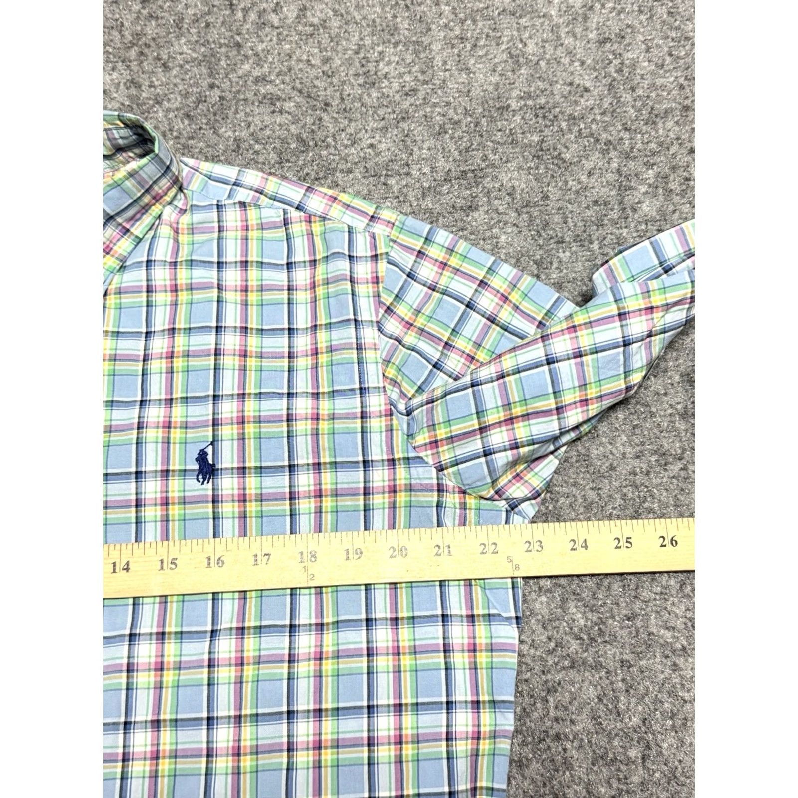 Polo Ralph Lauren Polo Ralph Lauren Shirt Mens Medium Blue PinkPink Yellow Easter Plaid Church Button-Up Size US M / EU 48-50 / 2 - 6 Thumbnail