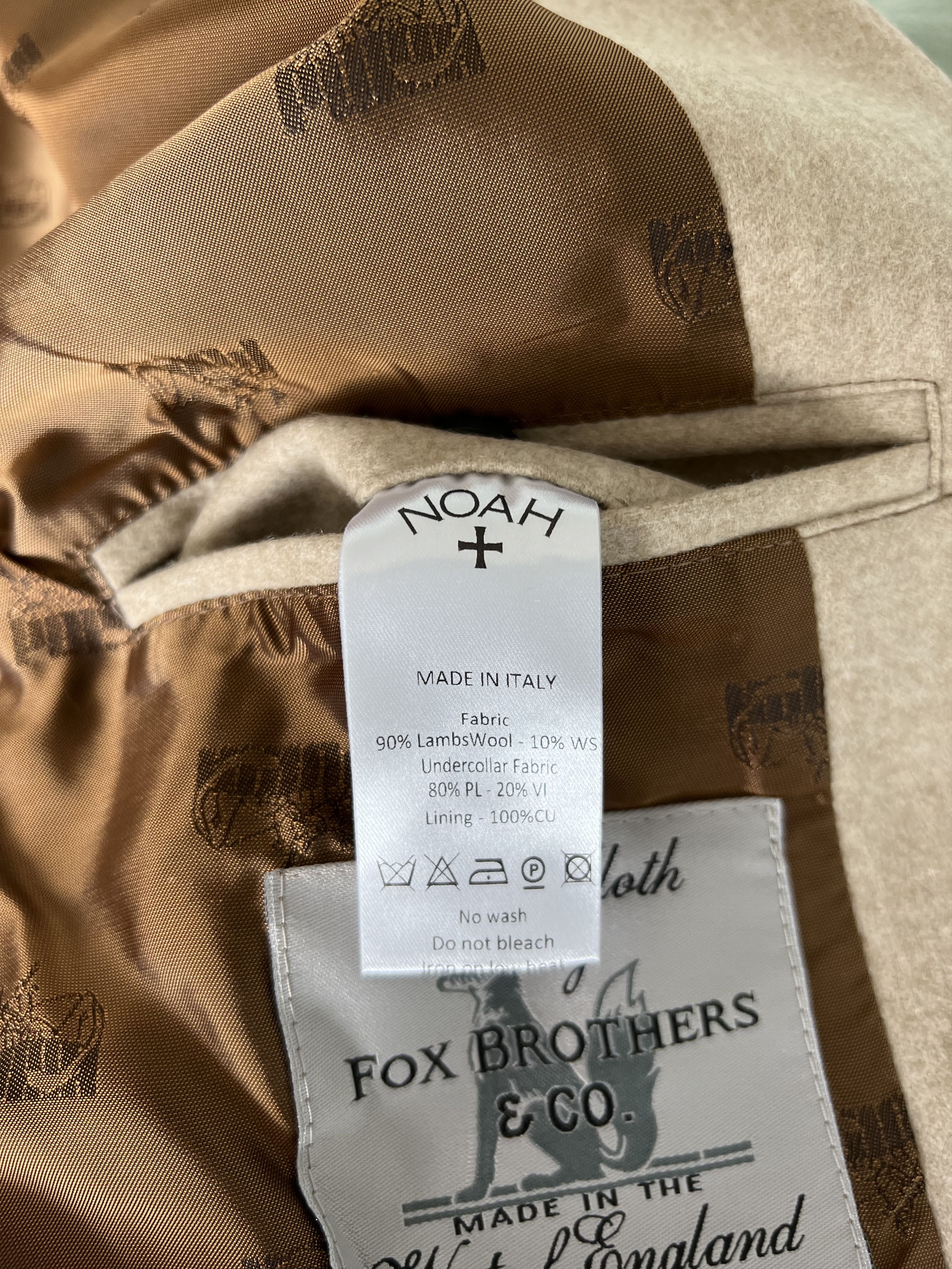 Noah × Puma Noah Puma Wool Suit in Camel Size 42R - 15 Thumbnail