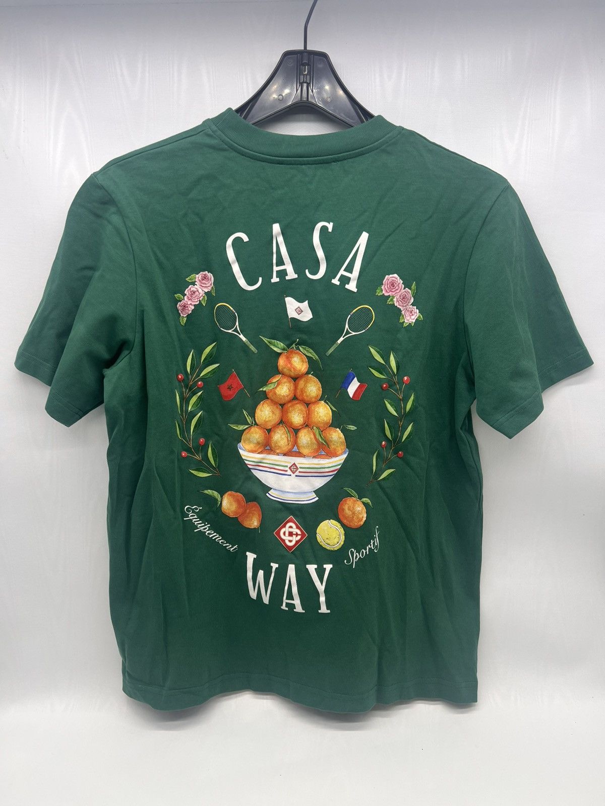 Casablanca CASABLANCA Casa Way Printed T Shirt Evergreen Everygreen Size US S / EU 44-46 / 1 - 2 Thumbnail