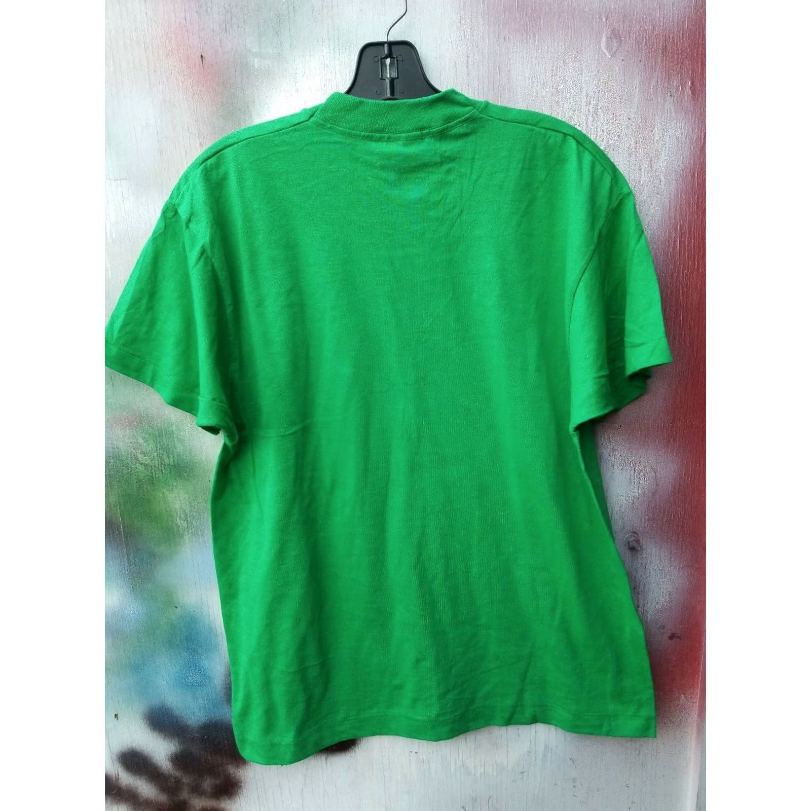 Vintage VINTAGE Grateful Dead Shirt Large Green Crew Neck Short Sleeve Jerry Garcia Logo Deadstock Concert Tour Mens Size US L / EU 52-54 / 3 - 5 Thumbnail