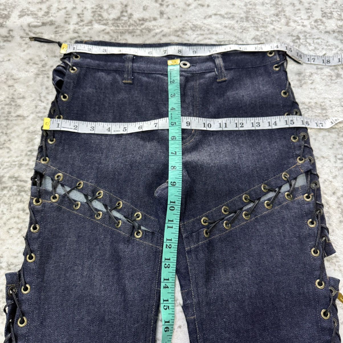 Hysteric Glamour Super Rare Hysteric Glamour Lace-up Bondage Denim Pants Size 27" / US 4 / IT 40 - 7 Thumbnail