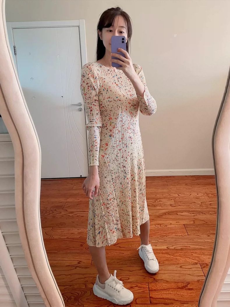 Issey Miyake Issey Miyake Dot Dress Size M / US 6-8 / IT 42-44 - 2 Thumbnail