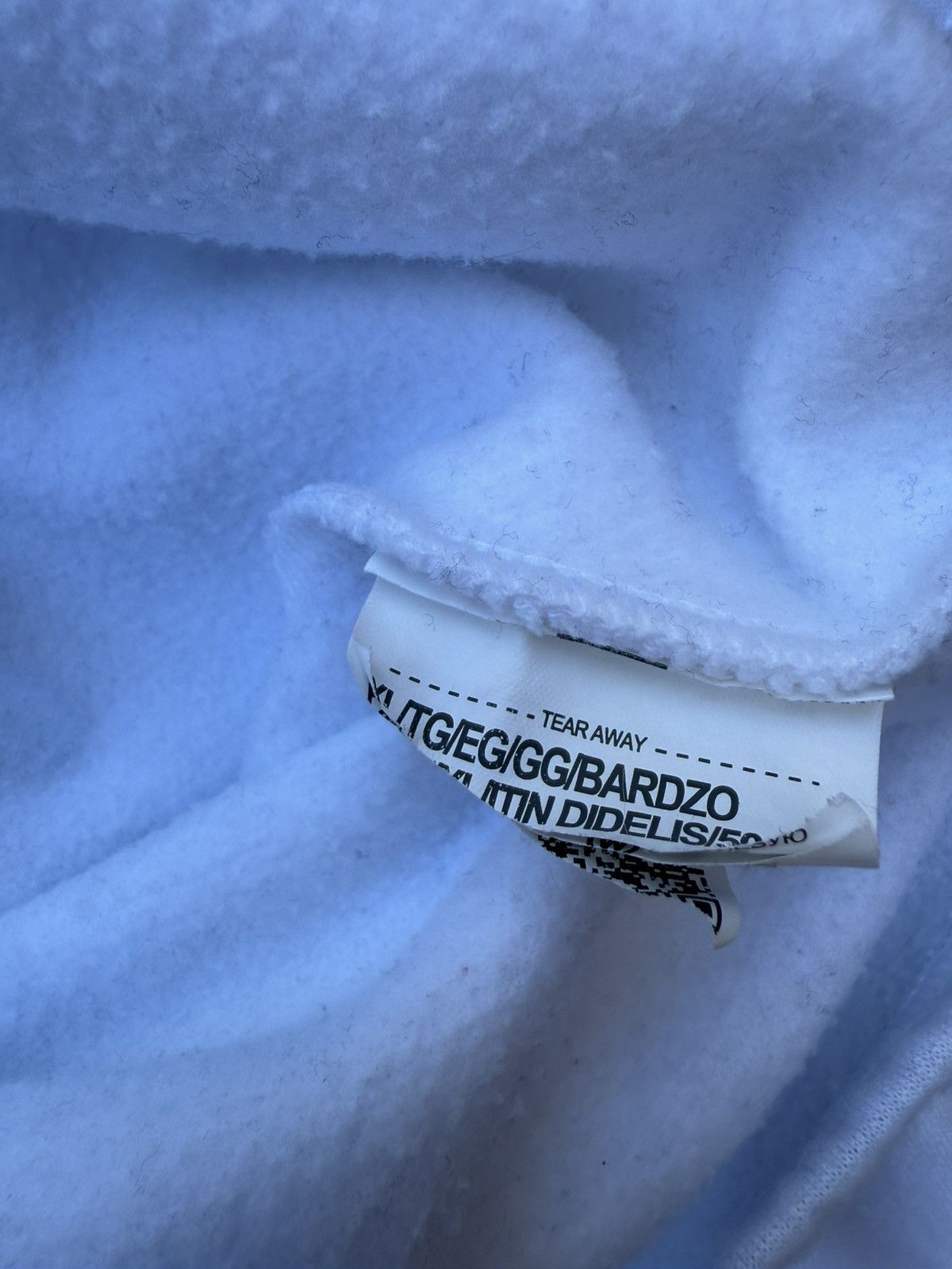Under Armour Under Armour Loose Fit Cowl Neck Logo Hoodie White Silver Size XL / US 12-14 / IT 48-50 - 10 Thumbnail