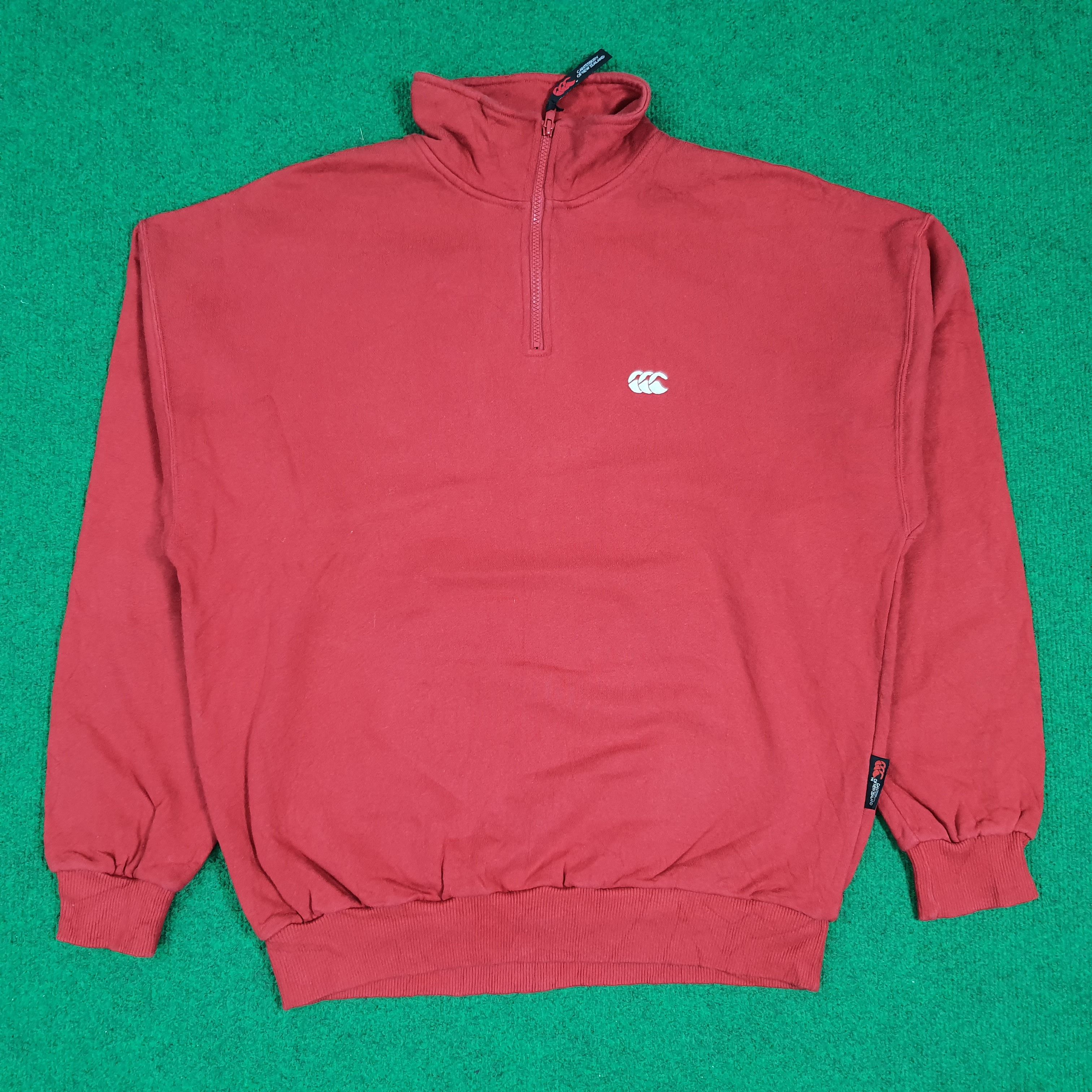 Canterbury of New Zealand Vintage Canterbury of New Zealand Half Zip Sweatshirt C283N3 Size US M / EU 48-50 / 2 - 1 Thumbnail