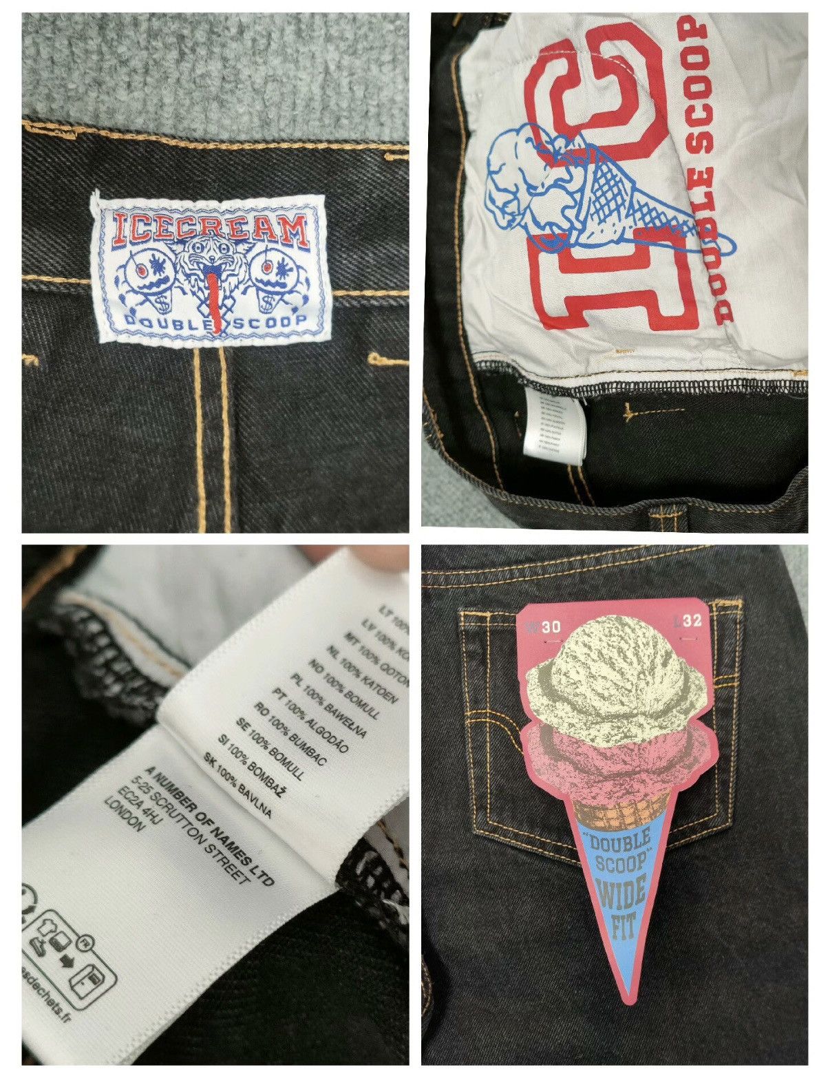 Billionaire Boys Club Washed denim jeans by Billionaire Boys Club Size US 38 / EU 54 - 6 Thumbnail