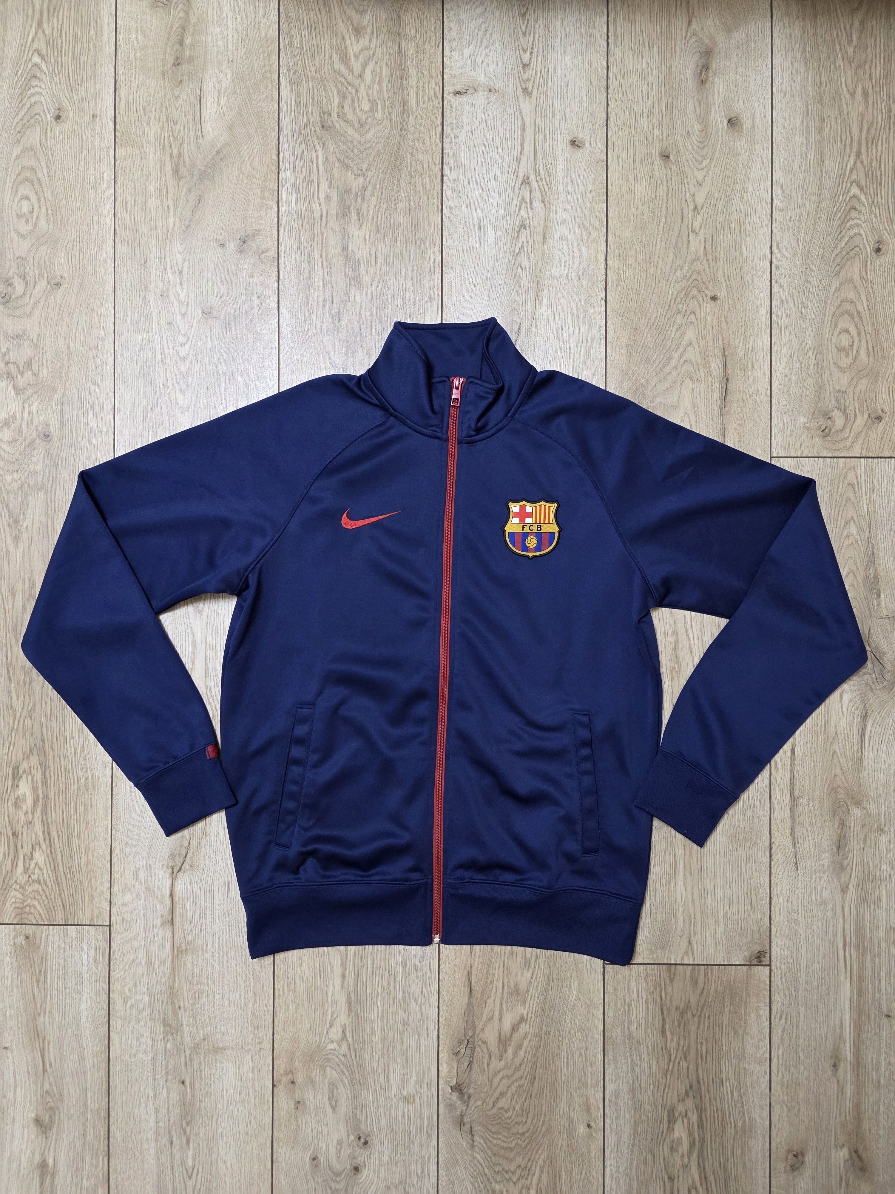 Nike BARCELONA 2015 TRAINING FOOTBALL JACKET PRE MATCH SOCCER Size US M / EU 48-50 / 2 - 1 Thumbnail