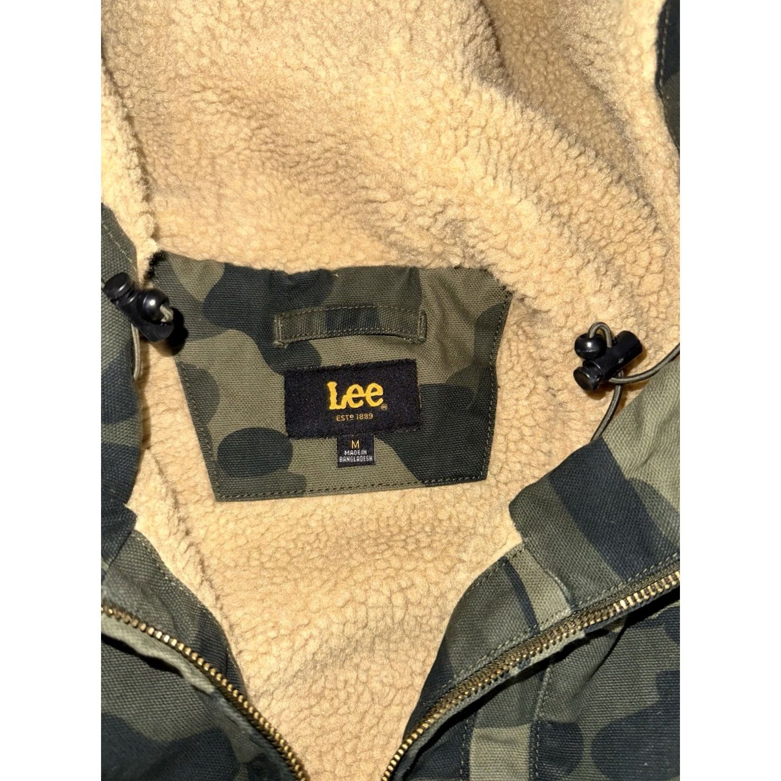 Lee Lee Camo Sherpa-Lined Jacket Men’s Medium Western Grunge Size US M / EU 48-50 / 2 - 2 Thumbnail