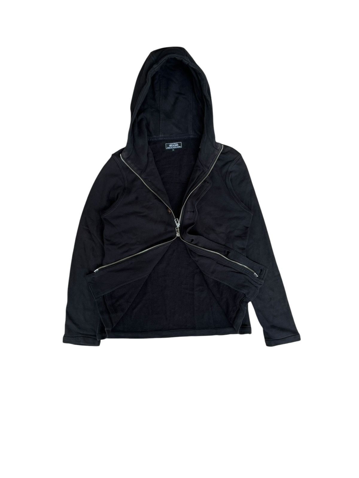 Beams Plus Beams Two Way Zipper Hoodie Size US S / EU 44-46 / 1 - 3 Thumbnail