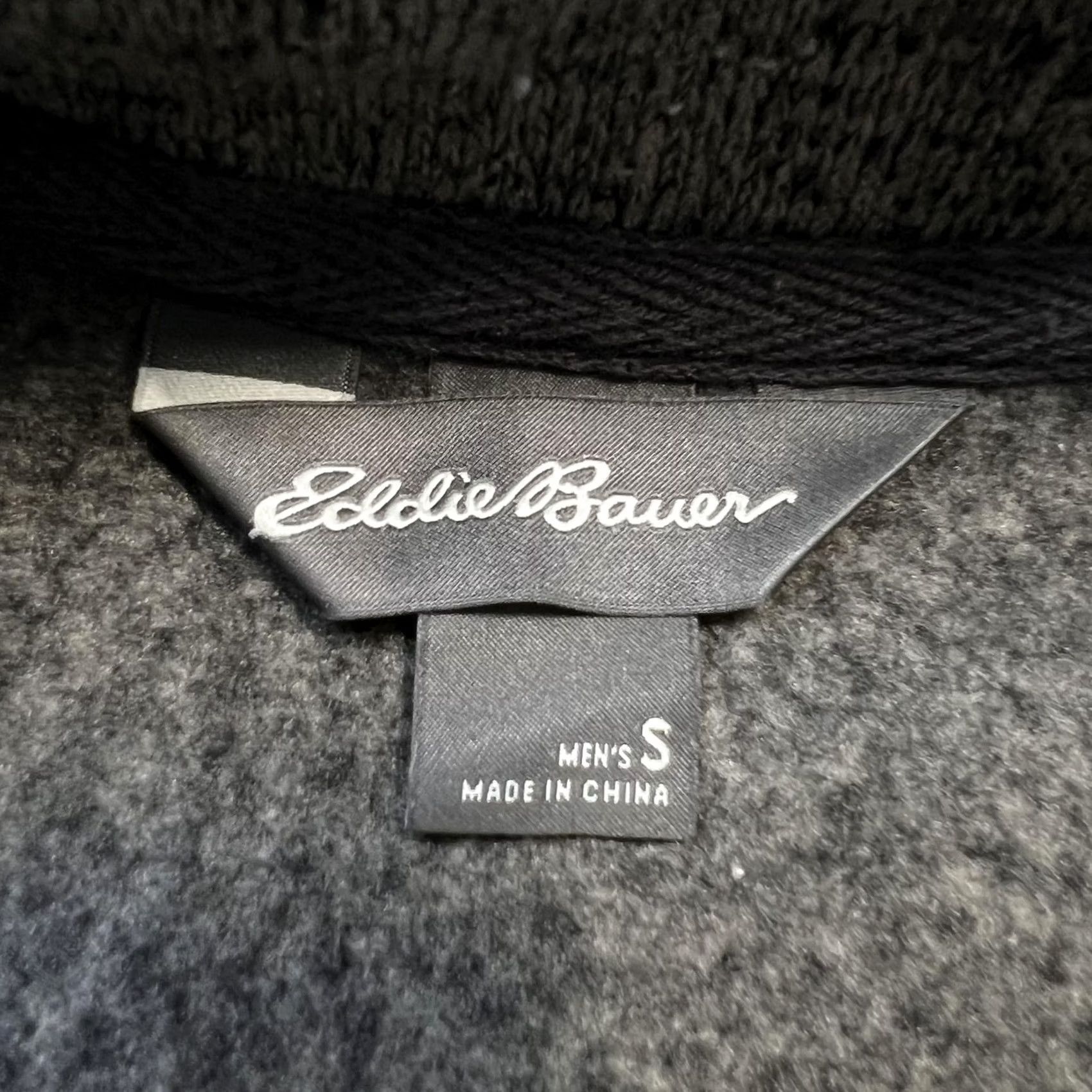 Eddie Bauer Eddie Bauer Radiator Fleece Snap Pullover Mens Small Gray Mock Neck Sweater Warm Size US S / EU 44-46 / 1 - 5 Thumbnail