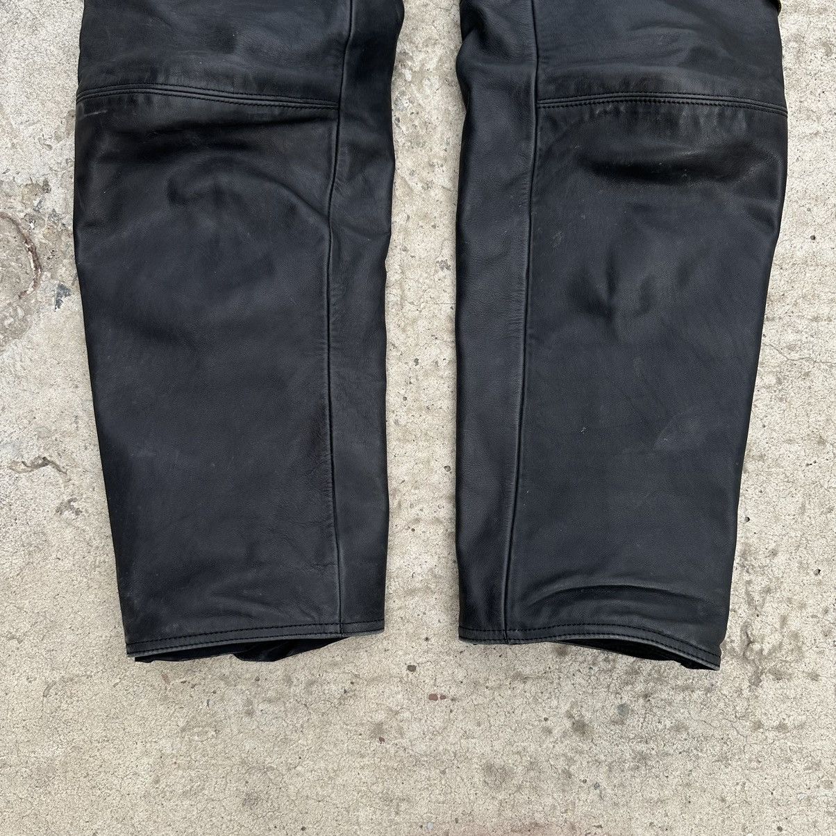 Vintage Vintage Moto Leather Pants Overalls Size 50 Gore Tex Y2K 00s Size US 34 / EU 50 - 3 Thumbnail