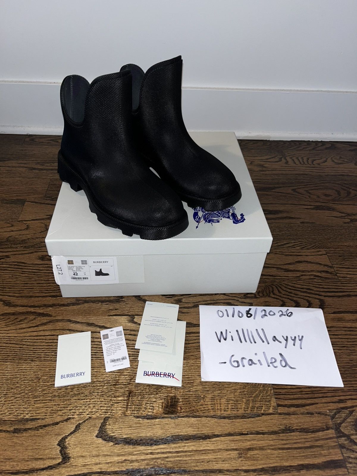 Burberry Burberry Rubber Marsh Boots Low Size US 9 / EU 42 - 4 Thumbnail