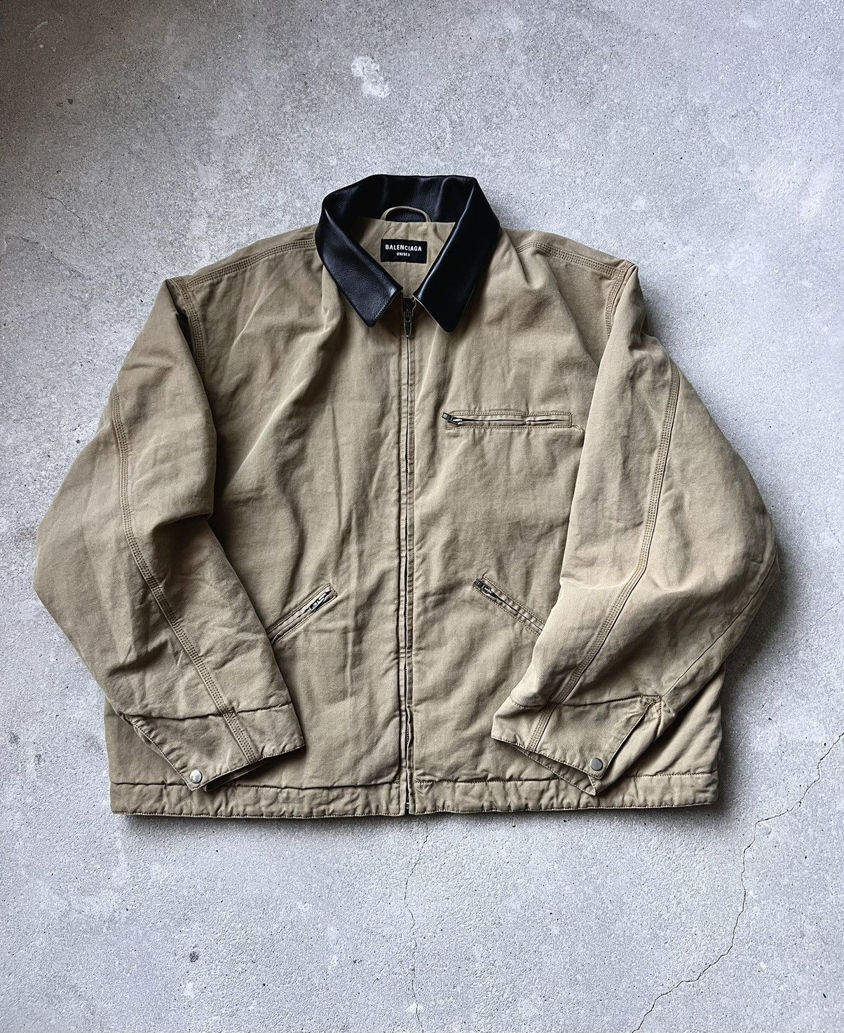 Balenciaga Balenciaga Worker Jacket Canvas Size US L / EU 52-54 / 3 - 2 Thumbnail