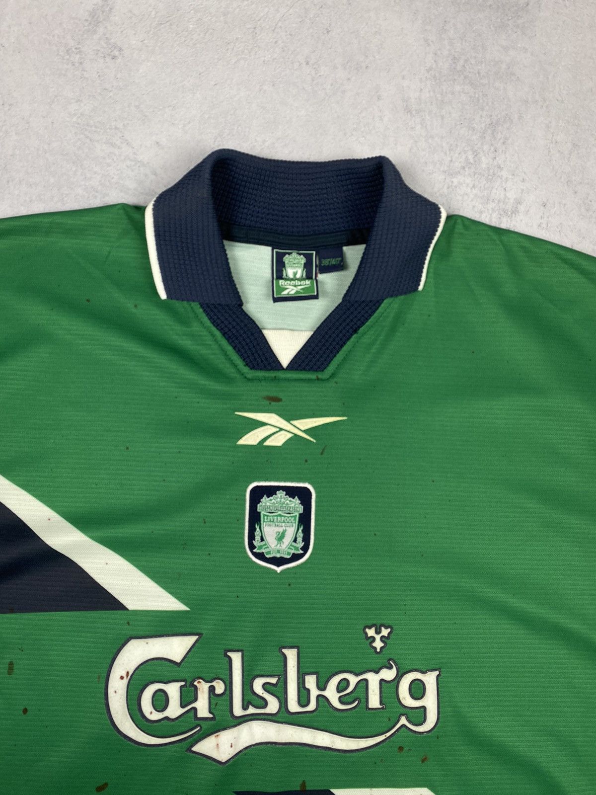 Reebok × Vintage Vintage Reebok Liverpool 1999/00 Football Soccer Jersey Size US L / EU 52-54 / 3 - 6 Thumbnail