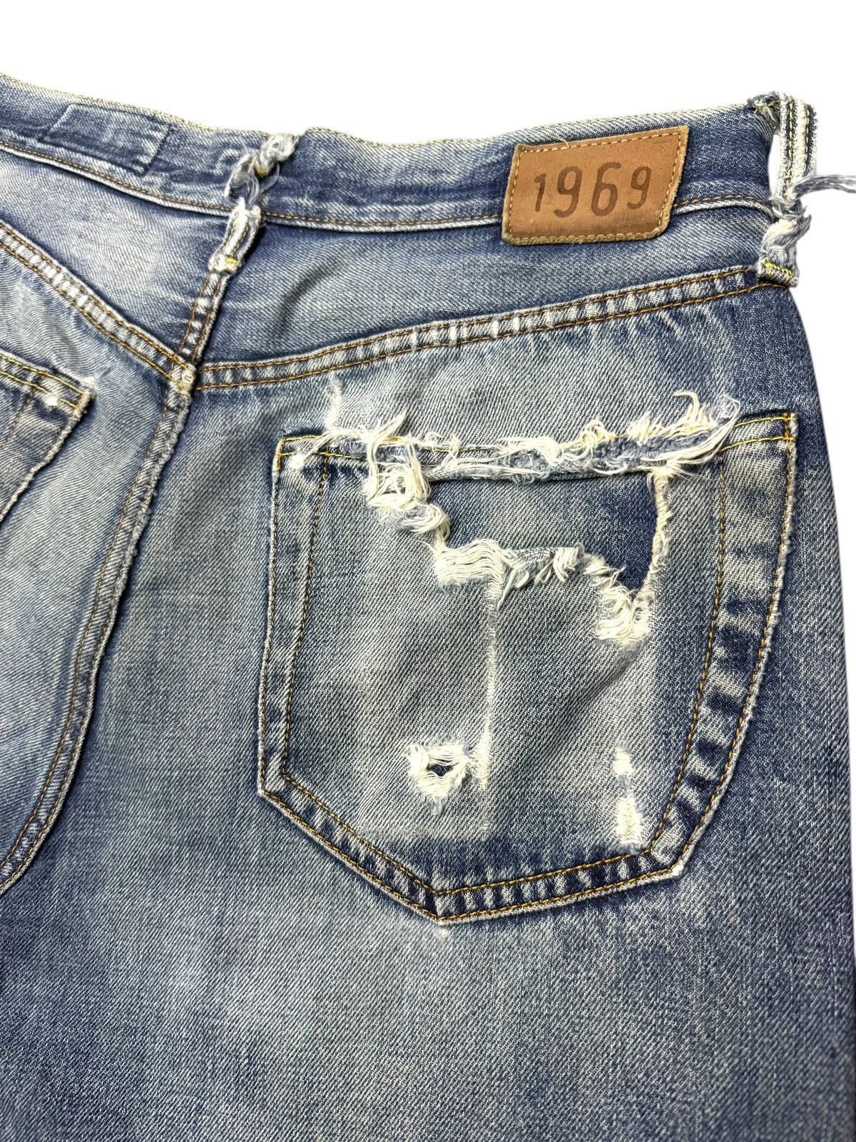 Gap Vintage Rare GAP 1969 Selvedge Redline Made in Italy ~ W31 Size US 31 - 10 Thumbnail