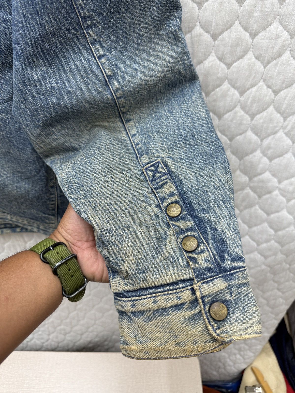 Japanese Brand 🔥🔥💥ARCHIVE PAPAS DENIM JACKET Size US L / EU 52-54 / 3 - 17 Thumbnail