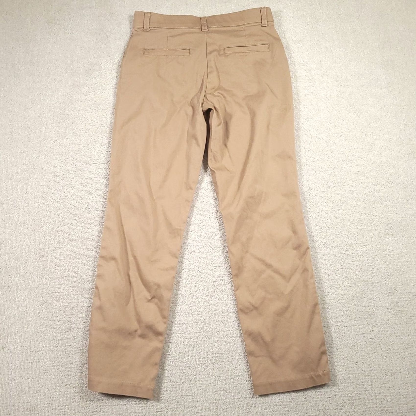 Lee Lee Pants Womens 8 Beige Stretch Waistband Twill Straight Leg Chino Casual Size 30" / US 8 / IT 44 - 7 Thumbnail